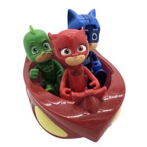 PJ Masks Toy Owl Glider Owlette Catboy Gekko Action Figures Approx 3 Inches Tall